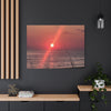Florida Gulf Sunset Fishing Canvas