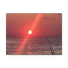 Florida Gulf Sunset Fishing Canvas