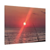 Florida Gulf Sunset Fishing Canvas