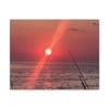 Florida Gulf Sunset Fishing Canvas