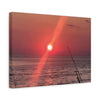Florida Gulf Sunset Fishing Canvas