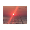 Florida Gulf Sunset Fishing Canvas