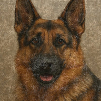 German Shepherd Throw Blanket
