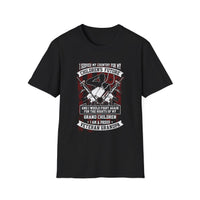 Veteran Grandpa T‑Shirt – "I Would Fight Again for the Right of My Children's Future" Military Tribute Tee