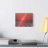 Florida Gulf Sunset Fishing Canvas
