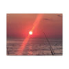 Florida Gulf Sunset Fishing Canvas