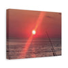 Florida Gulf Sunset Fishing Canvas