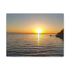 Pine Island Sunset Canvas Print — Kayakers at Dusk