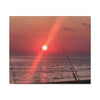 Florida Gulf Sunset Fishing Canvas