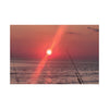 Florida Gulf Sunset Fishing Canvas